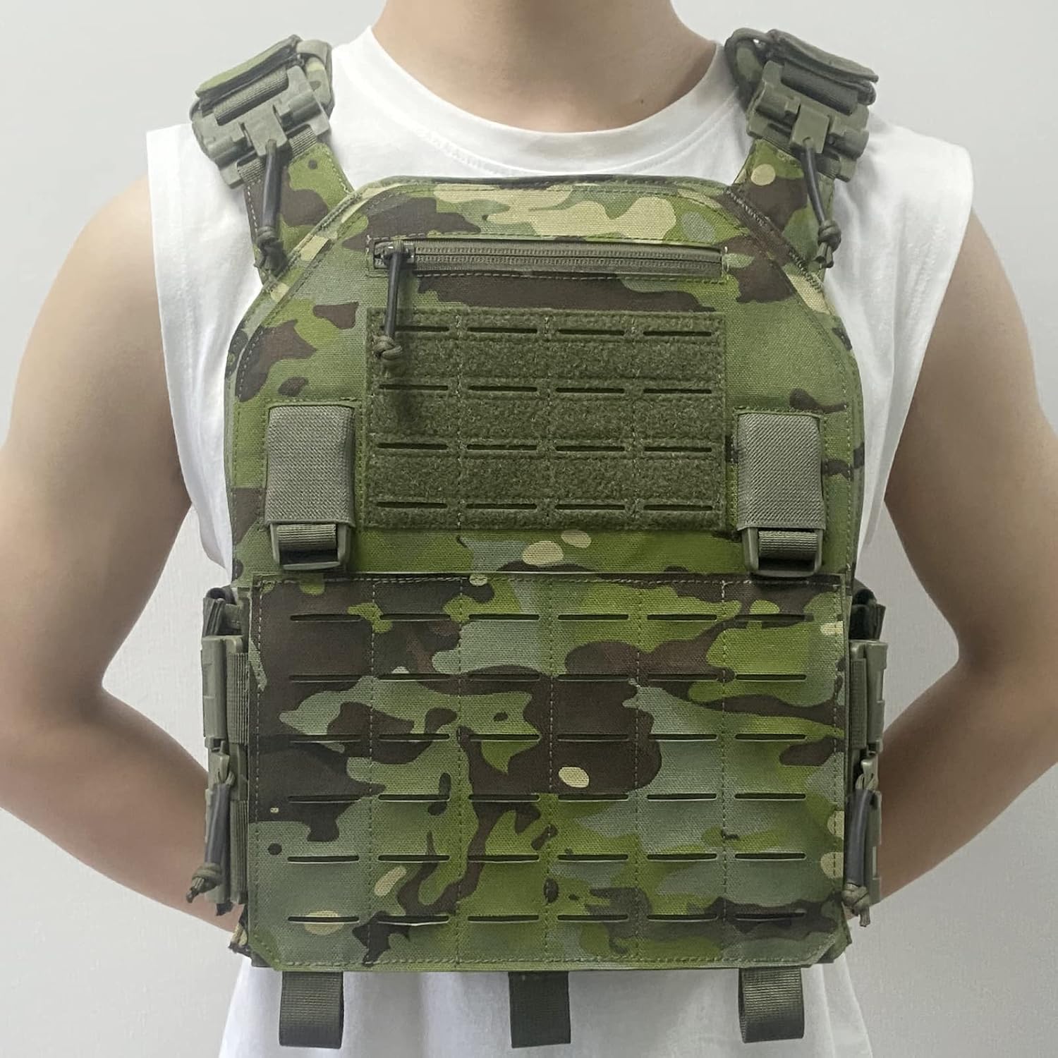 1000D Lightweight Adjustable Camouflage Clothing Suits Quick Release for Jungle Hunting Shooting Airsoft Wildlife