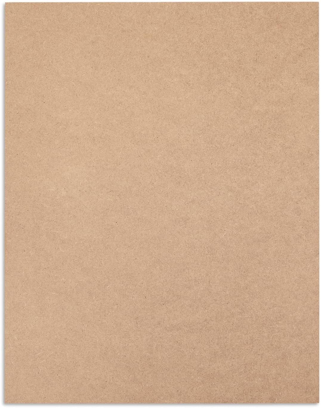 1/4 in MDF Wood Chipboard Sheets for Crafts, Engraving, Painting (11x14 in, 6 Pack), As shown in the figure