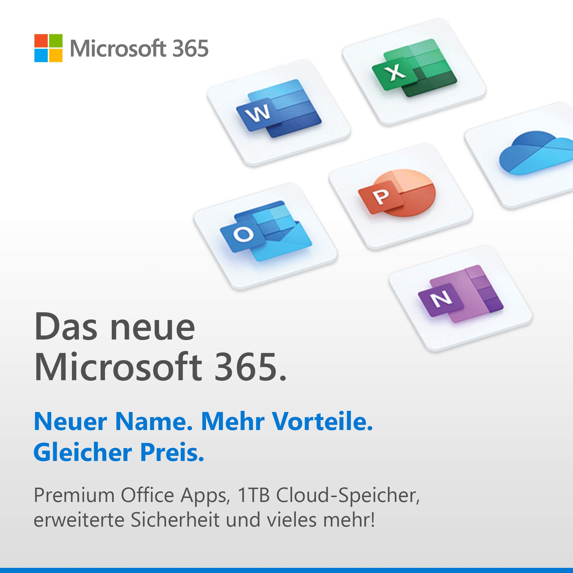 Microsoft 365 Single | 1 Nutzer | Mehrere PCs/Macs, Tablets und mobile Geräte | 1 Jahresabonnement | Box