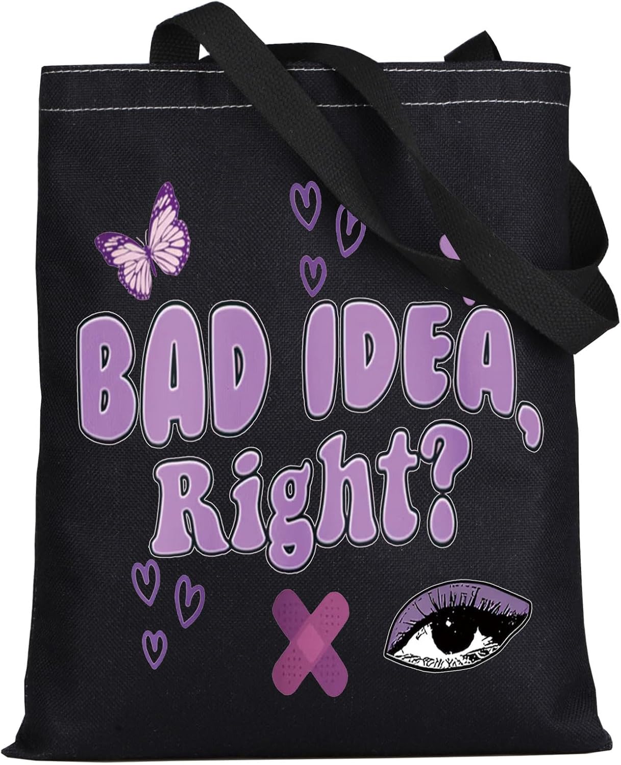 WZMPA Musical Tote Bag Singer Lyric Fans Gift Singer Album Shoulder Bag Singer Musical Merchandise