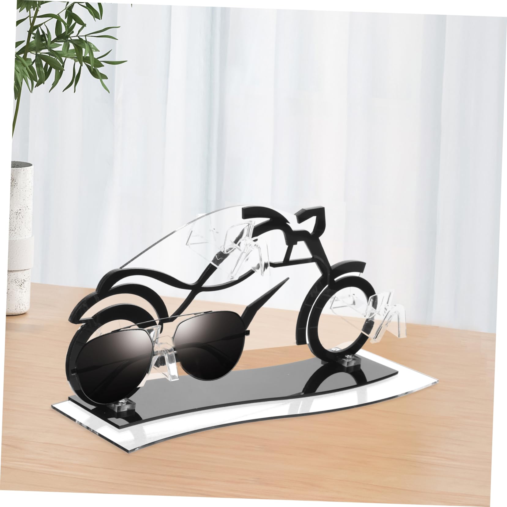 Espositore Acrilico Per Occhiali Da Sole Forma Di Supporto Elegante e Stabile Per Occhiali Organizer Da Tavolo Per Sunglasses e Eyewear Design Creativo e Funzionale