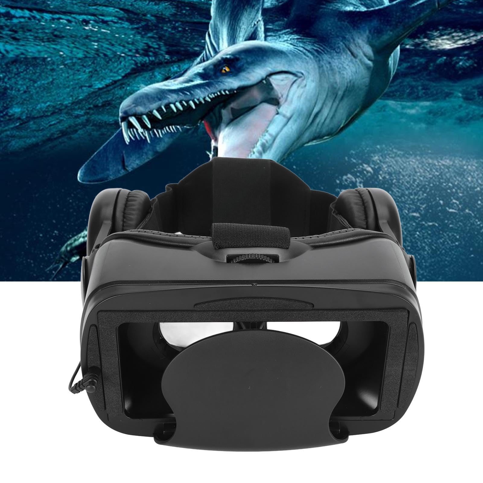 Casque de réalité virtuelle, Grand Angle de Vue réglable, Anti-lumière Bleue, Haut-Parleur, Lunettes VR pour Regarder des Films, Jouer avec Un Smartphone de 5 à 7 Pouces