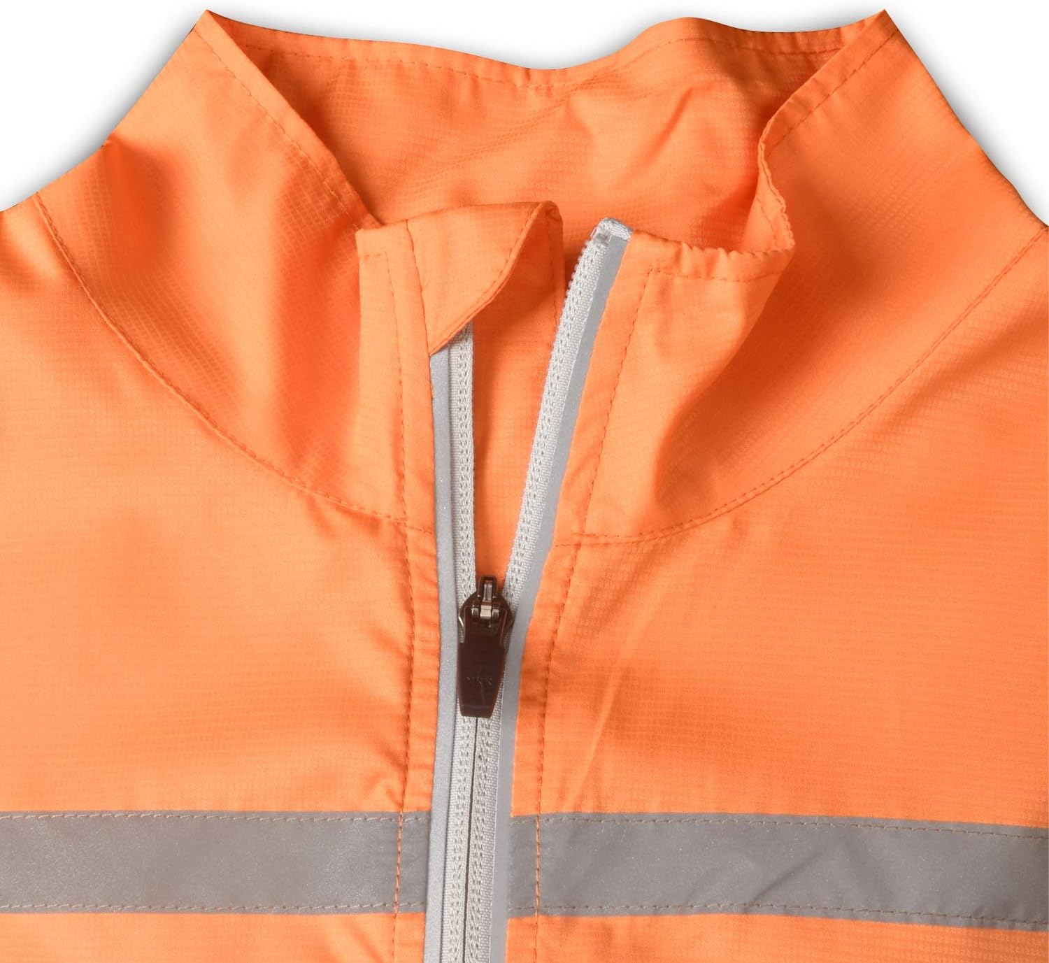 bpbtti Men's Hi-Viz Safety Running Cycling Vest Sleeveless Windbreaker vests- Windproof and Reflective - Image 4