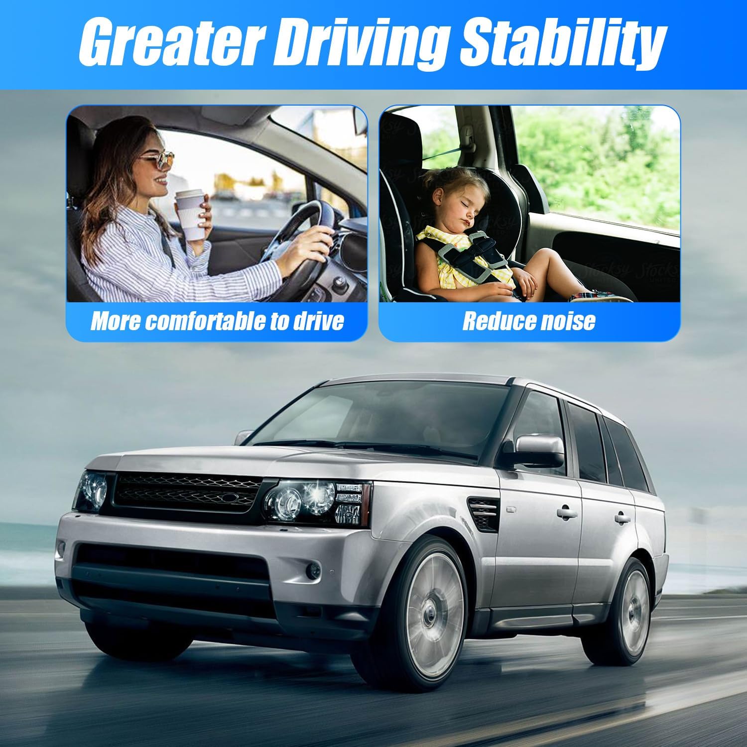 Air Suspension Shock Absorber Strut Compatible with 2013-2022 Range Rover L405 Sport L494 with ADS/EDC LR087094 LR044852 LR052787 LR057259 LR060401 LR072440 LR056926 (Front Left)