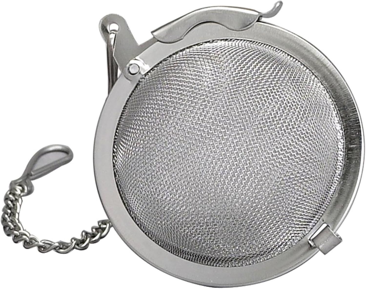 HIC Kitchen Mesh Ball Tea Infuser, 18/8 Stainless Steel Mesh, For Loose Leaf Tea and Mulling Spices, 2-Inch