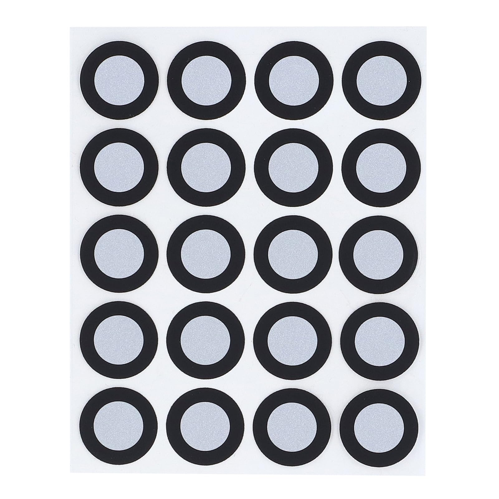 400Pcs 3D Scanning Markers, 12mm Inner 19mm Outer Diameter Accurate 3D Tracking Dots High Reflectivity Reference Point Markers for 3D Scanning and Optical Tracking