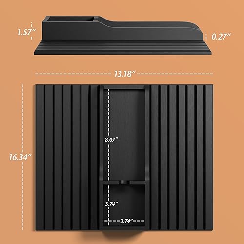 Miniatura 7 de Semounva Bandeja de brazo para sofá bandeja flexible y plegable para botellatazataza de café mesa de bambú para sofá bebidas teléfono control remoto