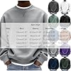 Sudadera para hombre 2026, manga larga, cuello redondo, ligera, para gimnasio 5