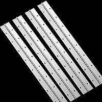 Vista 1 de 4 bisagras continuas y de piano de 18 pulgadas, bisagra de piano de acero inoxidable resistente, bisagra continua plegable pulida suave, grosor