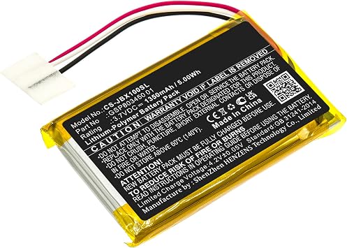 ALLC Replacement Battery for JBL Free Charging Case/Free X TWS Charging Case,PNGSP80345001,1350mAh