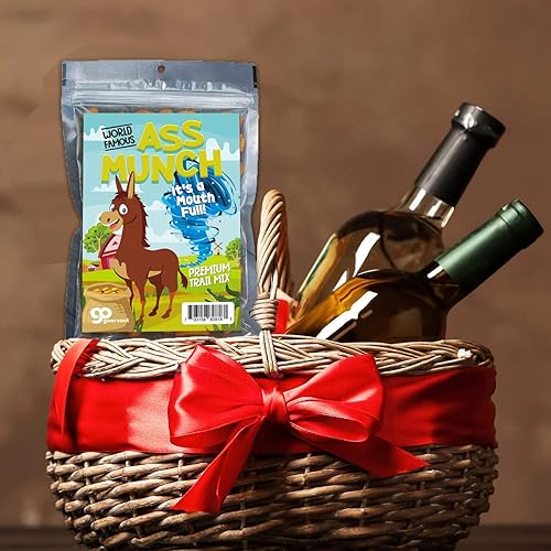 Miniatura 3 de Ass Munch Spicy Trail Mix - Divertido diseño de burro - Regalo de Navidad para marido - Regalos comestibles para hombres - Mezcla picante, fabricado