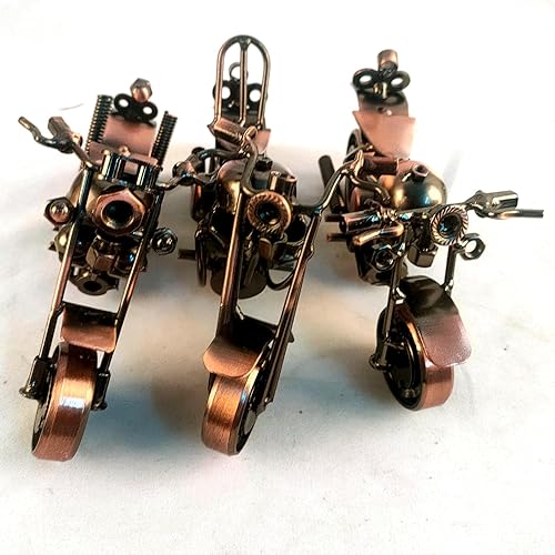 WANLIAN Paquete de 3 decoraciones de motocicleta (NO.3.678)