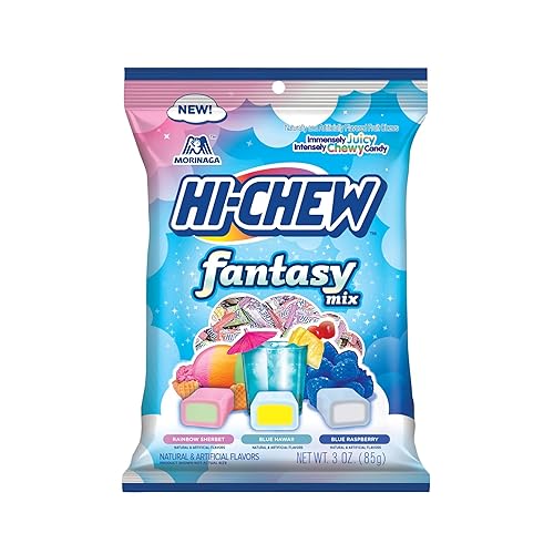 Miniatura 21 de HI-CHEW Mezcla de Bayas, Paquete de 6 Bolsas, 3.17 oz cada una - Mora, Cereza, Frambuesa, Dulce Suave y Masticable Único y Divertido - Imensamente