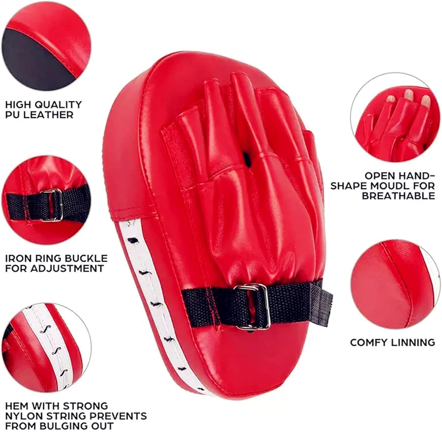 Boxing Pads Hand Target Boxing Pads Gloves Training Focus Pads Kickboxing Muay Thai MMA Martial Art UFC Punch Mitts for Kids,Men & Women