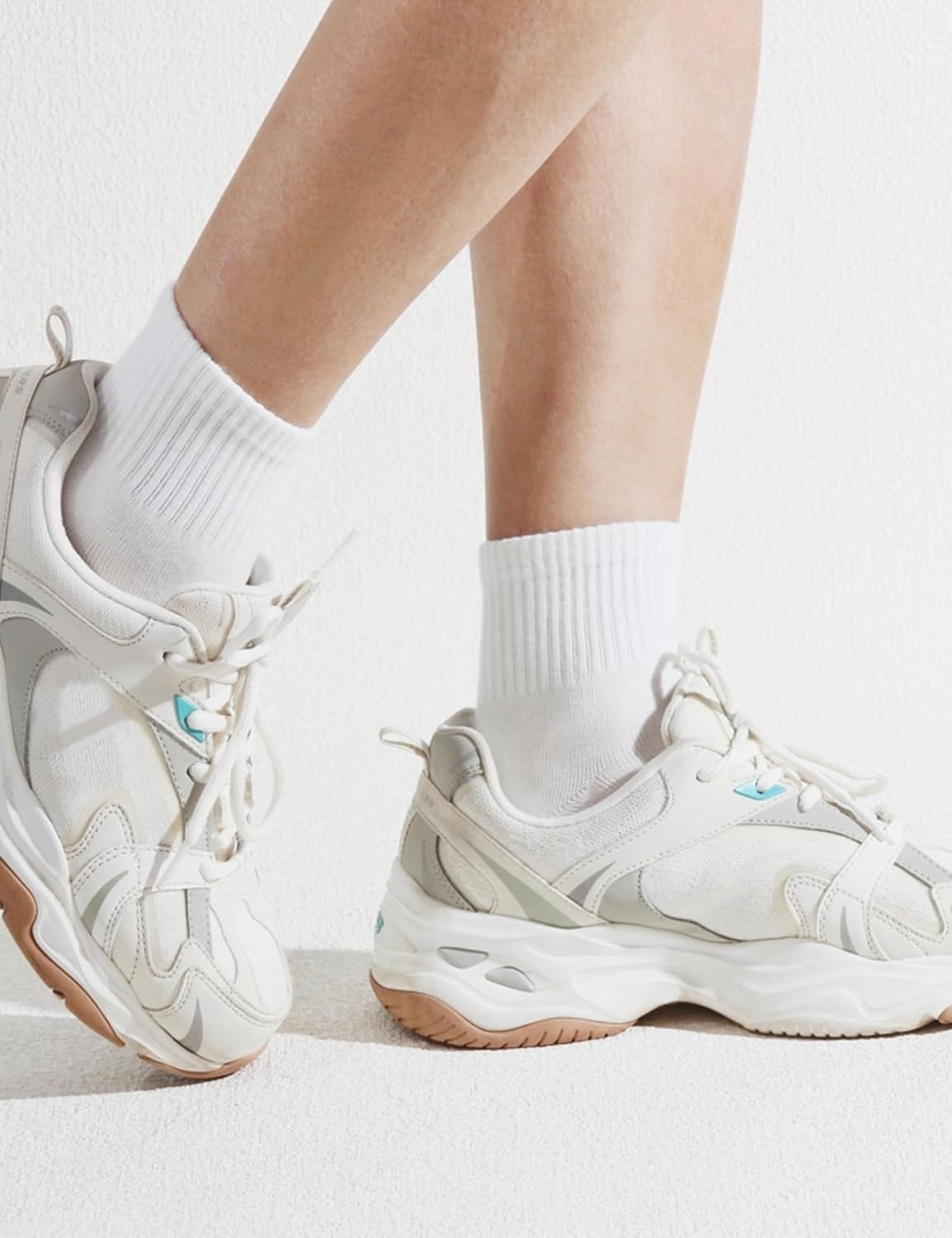 Womens Ankle Socks, Combed Cotton Athletic Mini Crew Socks with Arch Support for Women Man - Image 2