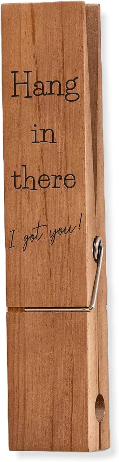 Custom Design Jumbo Giant Clothespin Towel Holder, Rustic Farmhouse Wall Decor, 12" Large Clothespin for Bathroom & Laundry Room Accessories