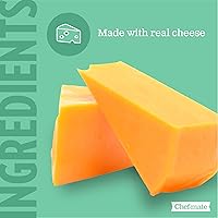 Vista 4 de Chef-mate Salsa básica de queso cheddar, comida enlatada para macarrones con queso, 6 libras 10 onzas (#10 lata a granel)