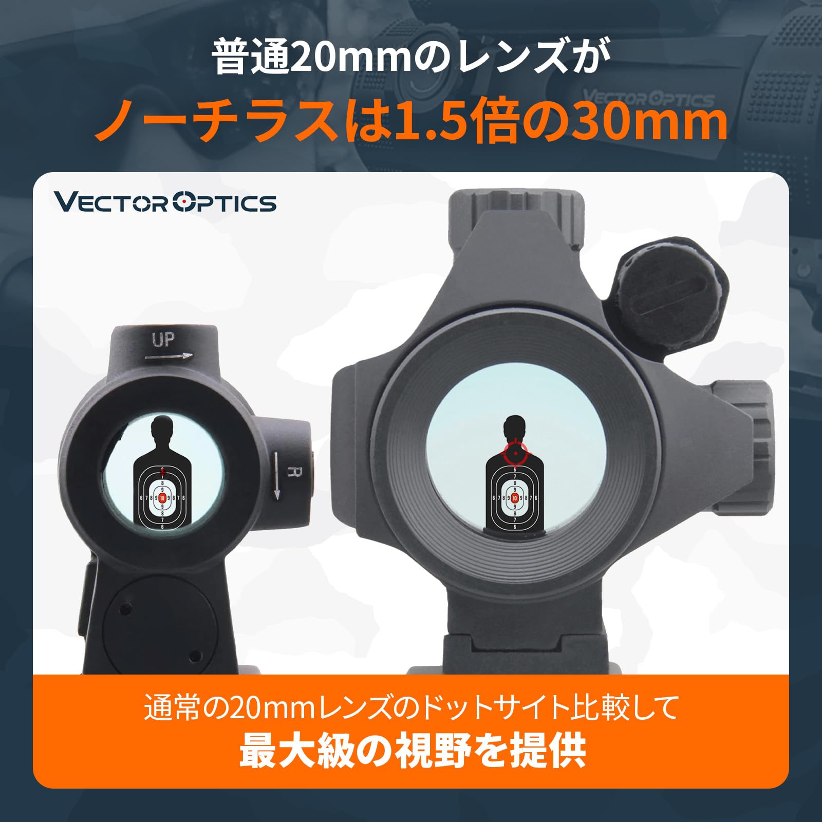 Amazon.co.jp: 【2023年モデル】ベクターオプティクス Nautilus 1x30 