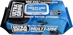 UltraGrime Pro Multiuse 100 XXL+ Clothwipes