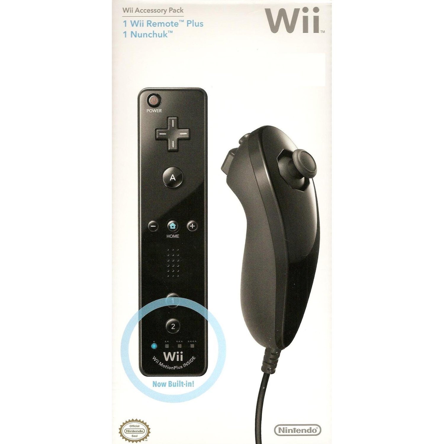 Amazon.com: Official Nintendo Black Wii Remote Controller with