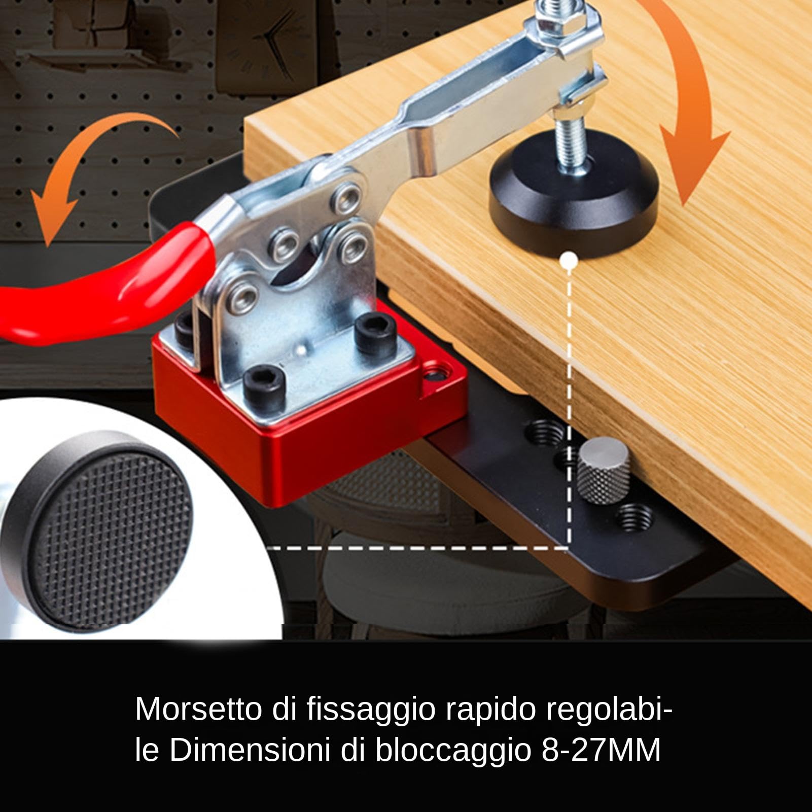 Guía De Bisagras Para Puertas De Muebles | Guía De Perforación De Aluminio Para Procesar Madera - Herramienta Para Perforar Ferretería - Para Taller Garaje Carpintero Reparación Muebles Proyectos de