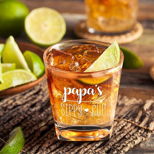 Miniatura 6 de Vaso de whisky para papá, regalos únicos para papá nuevo, divertidos regalos de cumpleaños para padres, regalos de Navidad para papá, papá, nuevo