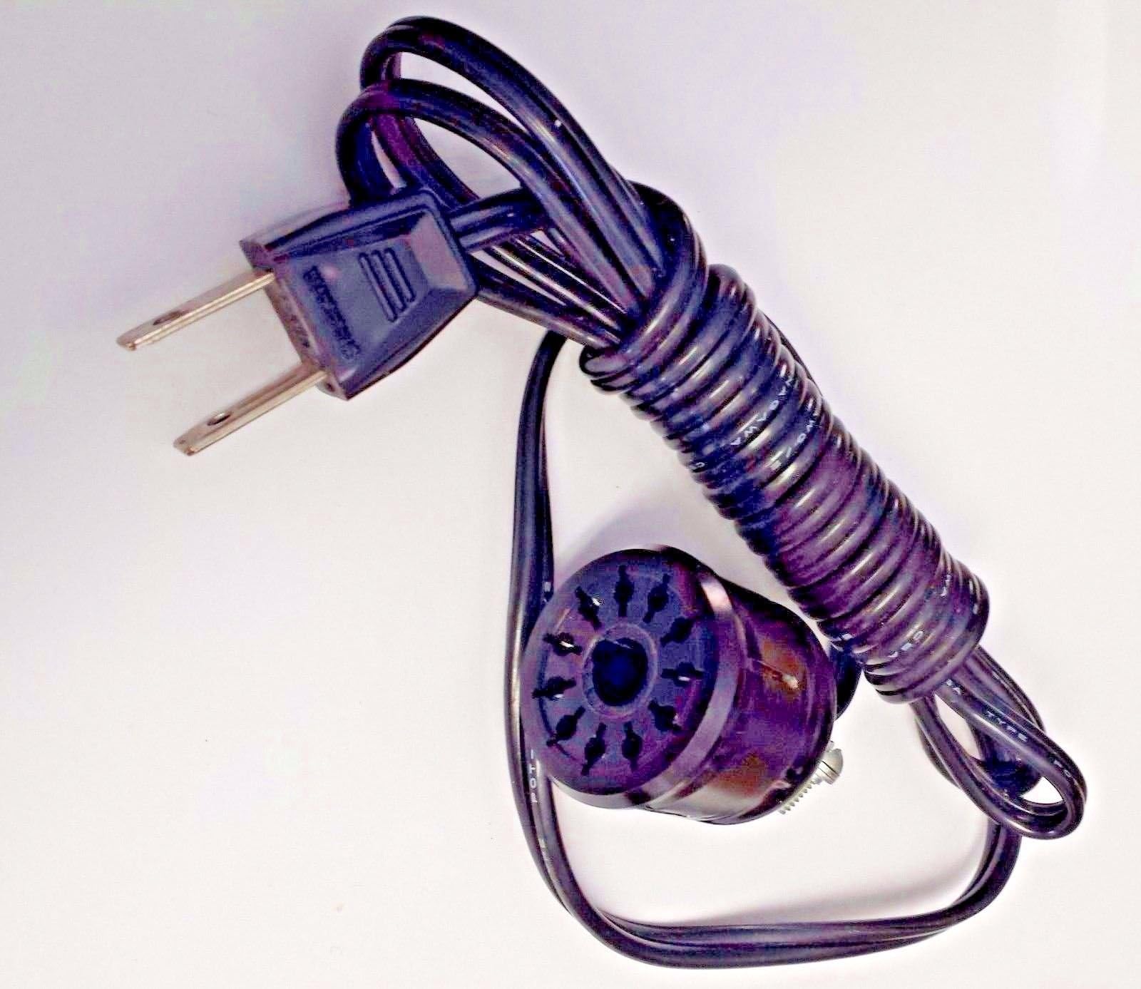 CBK Supply - Cea-Ac-8898 11-pin octal Power Cord fits Dynascan Cobra Cam 88 & 98 Tube Cb's