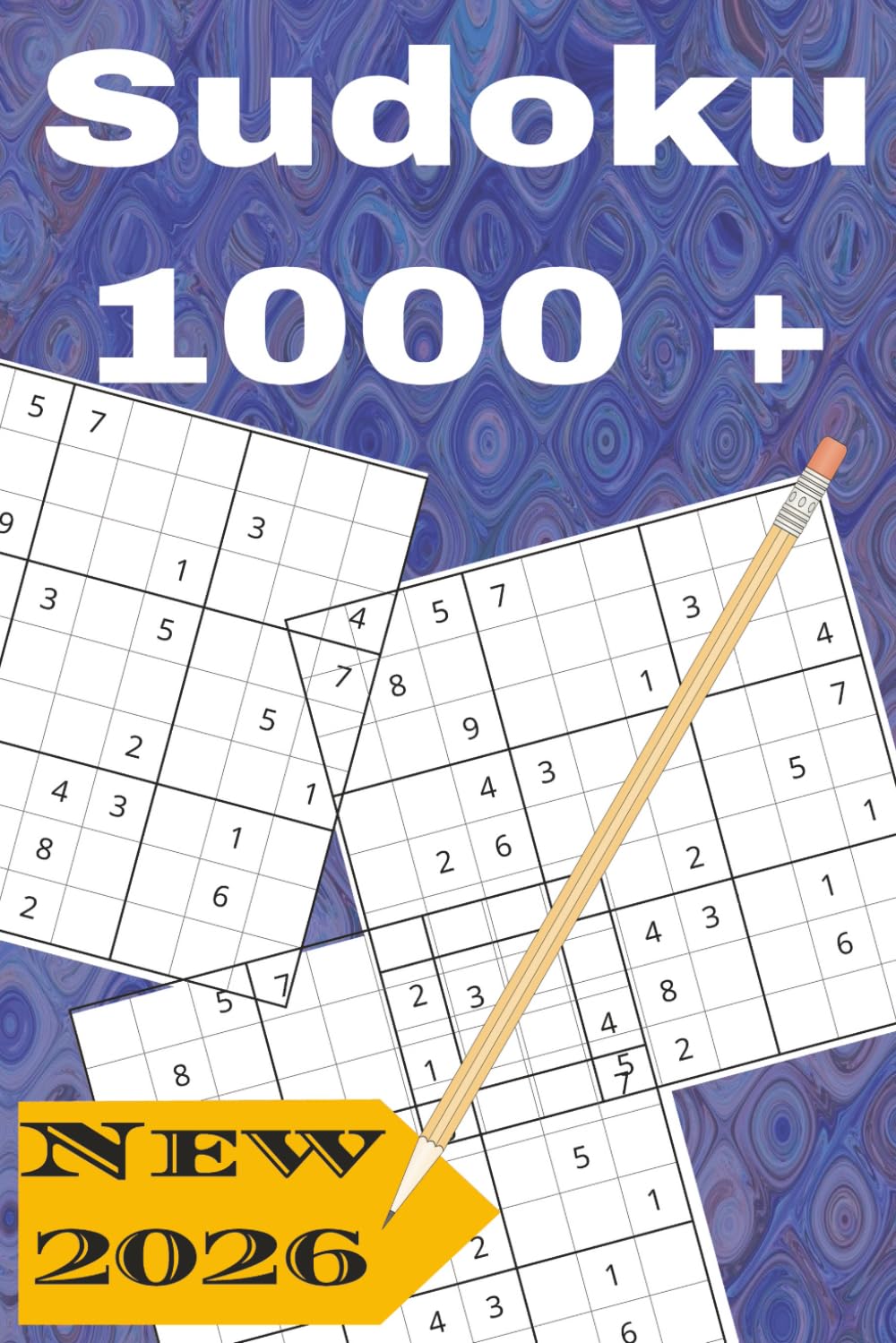 Sudoku: A Massive Collection of 1000+ Sudoku Puzzles, 6x9 convenient travel size, Logic Puzzles for All Skill Levels, New 2026