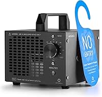 Airthereal Gerador de ozônio MA5K para casa, eliminador de odor ionizador de ar de ozônio com temporizador de 120 minutos, design leve, remoção de odor para carro, fumaça, animais de estimação, porões