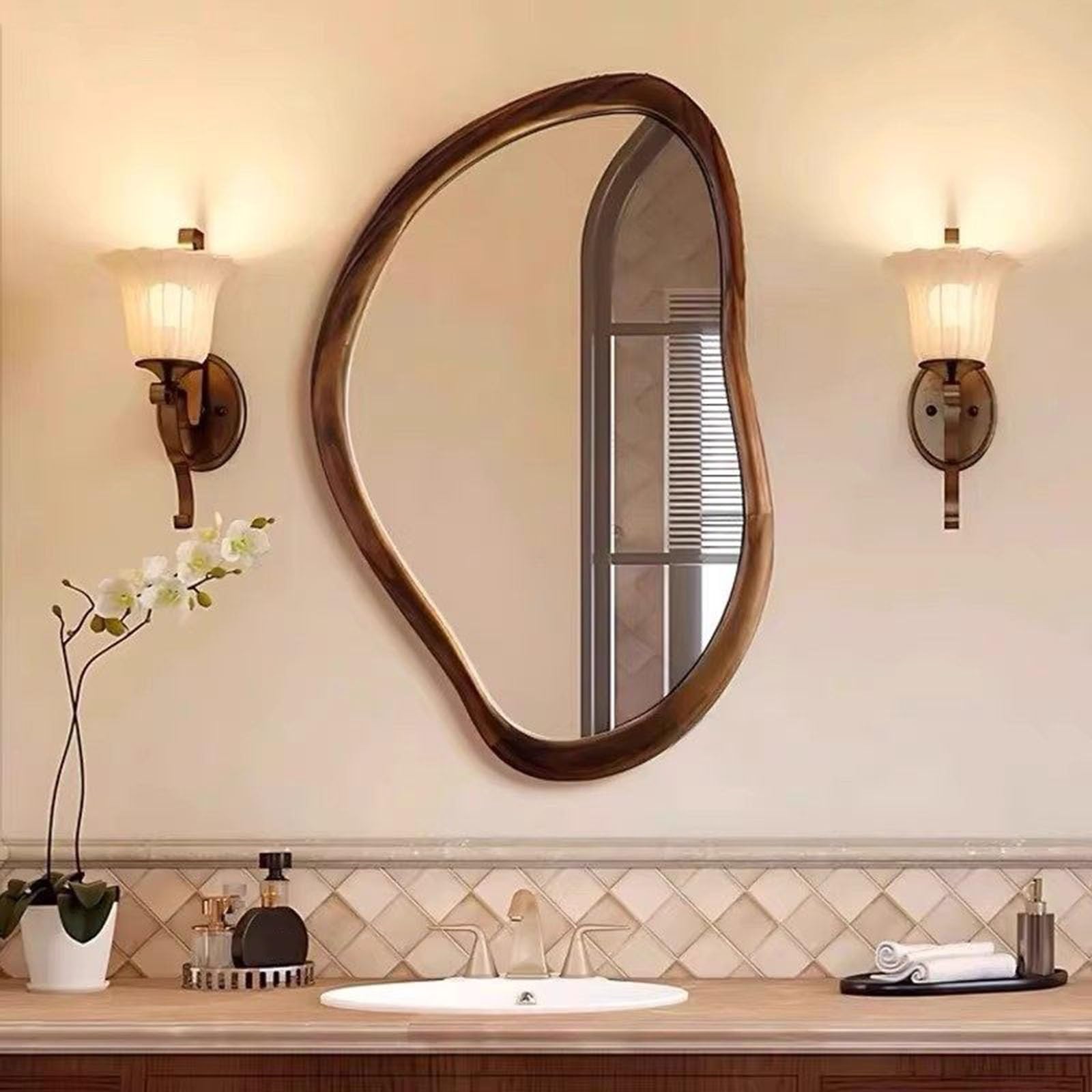 Miroir mural entrée et salon pour illuminer votre intérieur