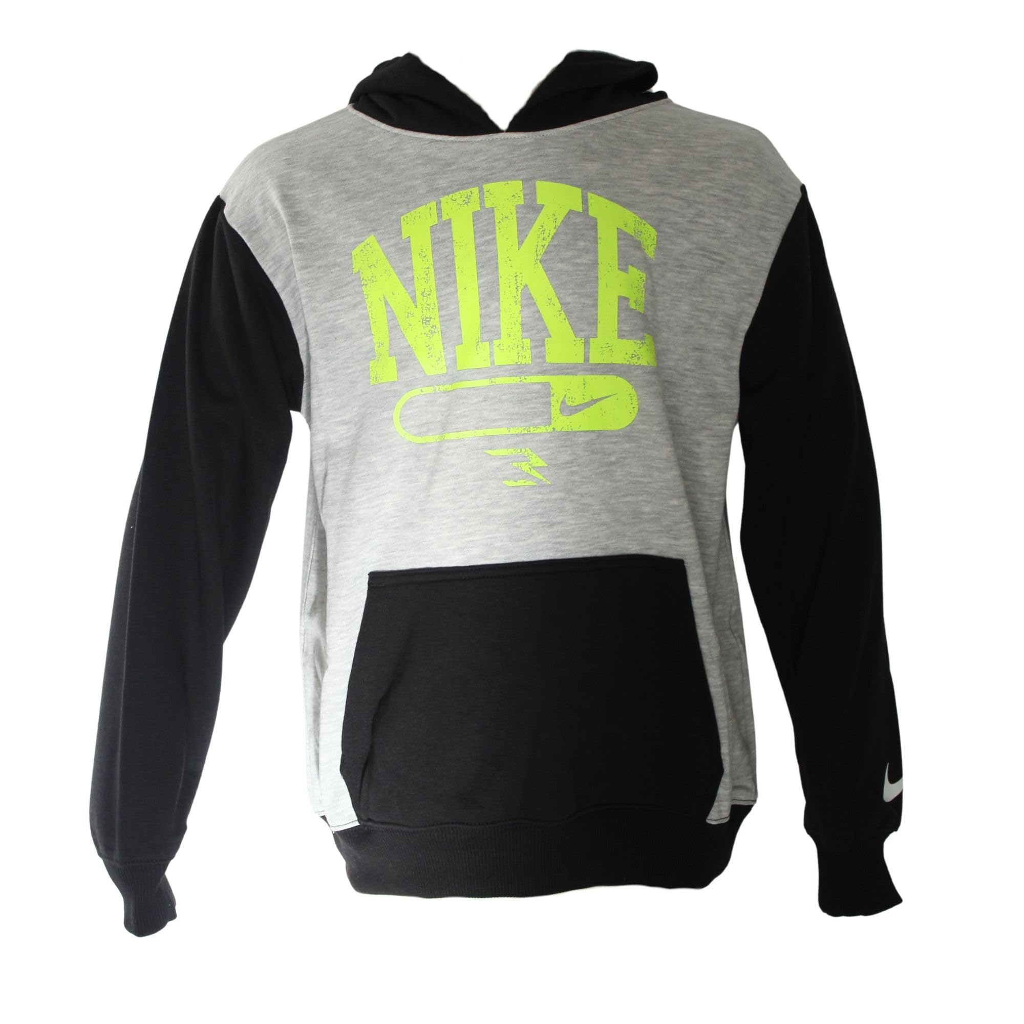 NIKE 3Brand Felpa con Cappuccio Ragazzo Vintage French Terry, Grigio
