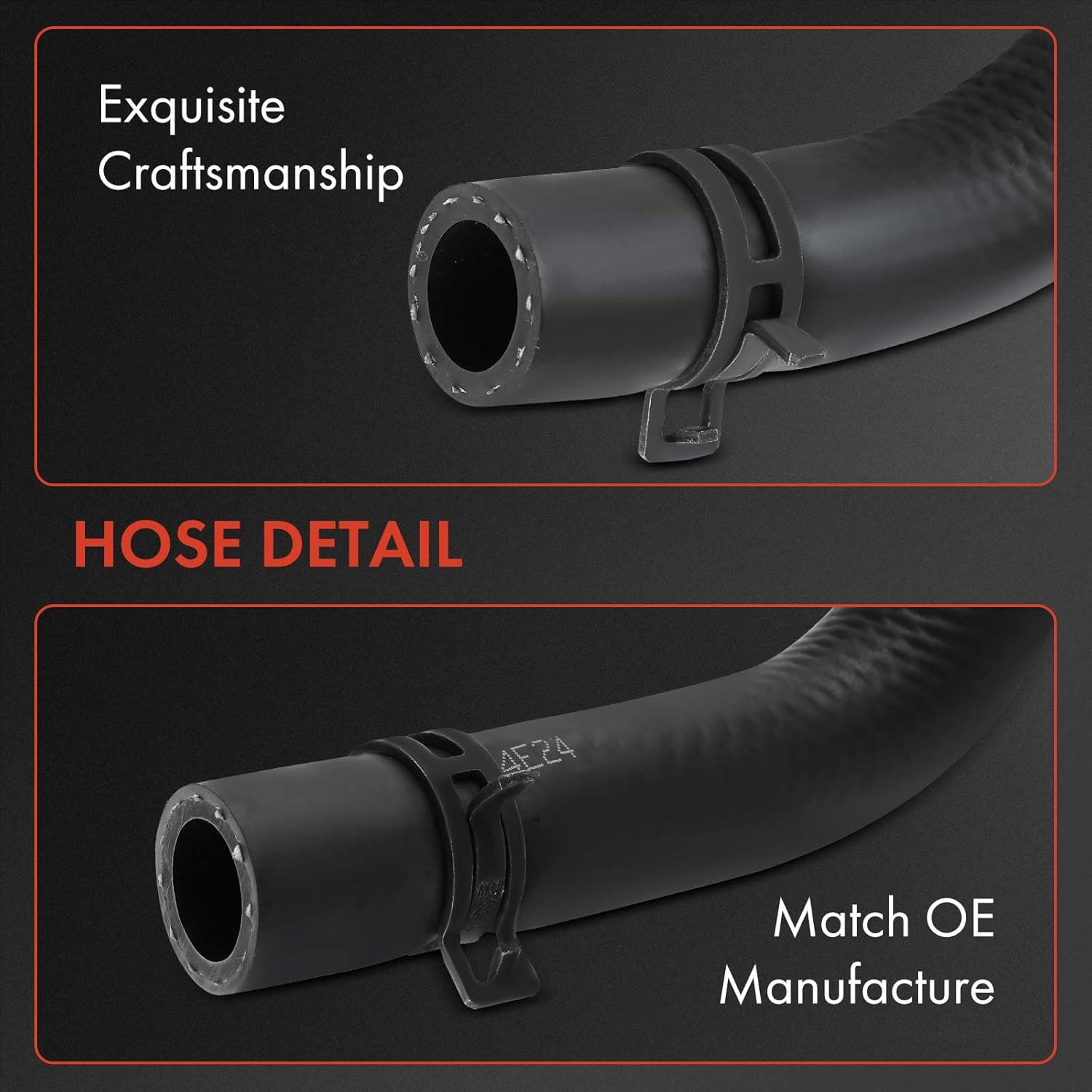 A-Premium Power Steering Reservoir Hose line Compatible with Ford Taurus 2008-2012, Taurus X 2008-2009, Flex 2009-2012 & Lincoln MKS, MKT & Mercury Sable, 3.5L 3.7L, Reservoir To Pump