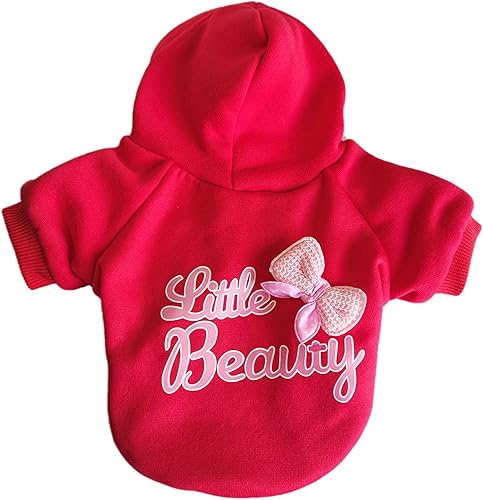 Miniatura 6 de Jecikelon Sudadera con capucha de invierno para perro, ropa cálida para perros pequeños, abrigo de chihuahua, ropa para cachorros y gatos (XXS,