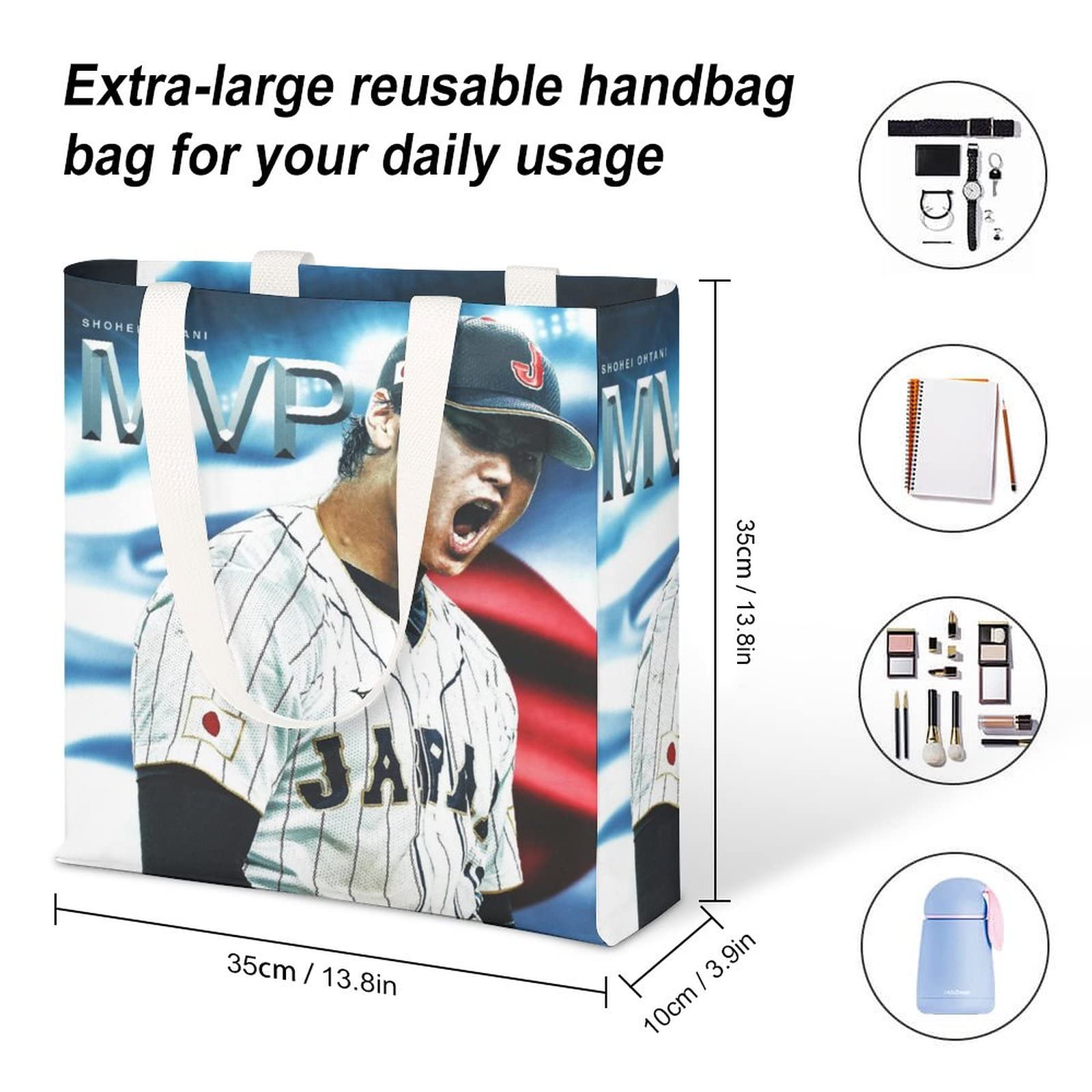 Amazon.co.jp: MVP 大谷 翔平 番號16 トートバッグ 野球應援