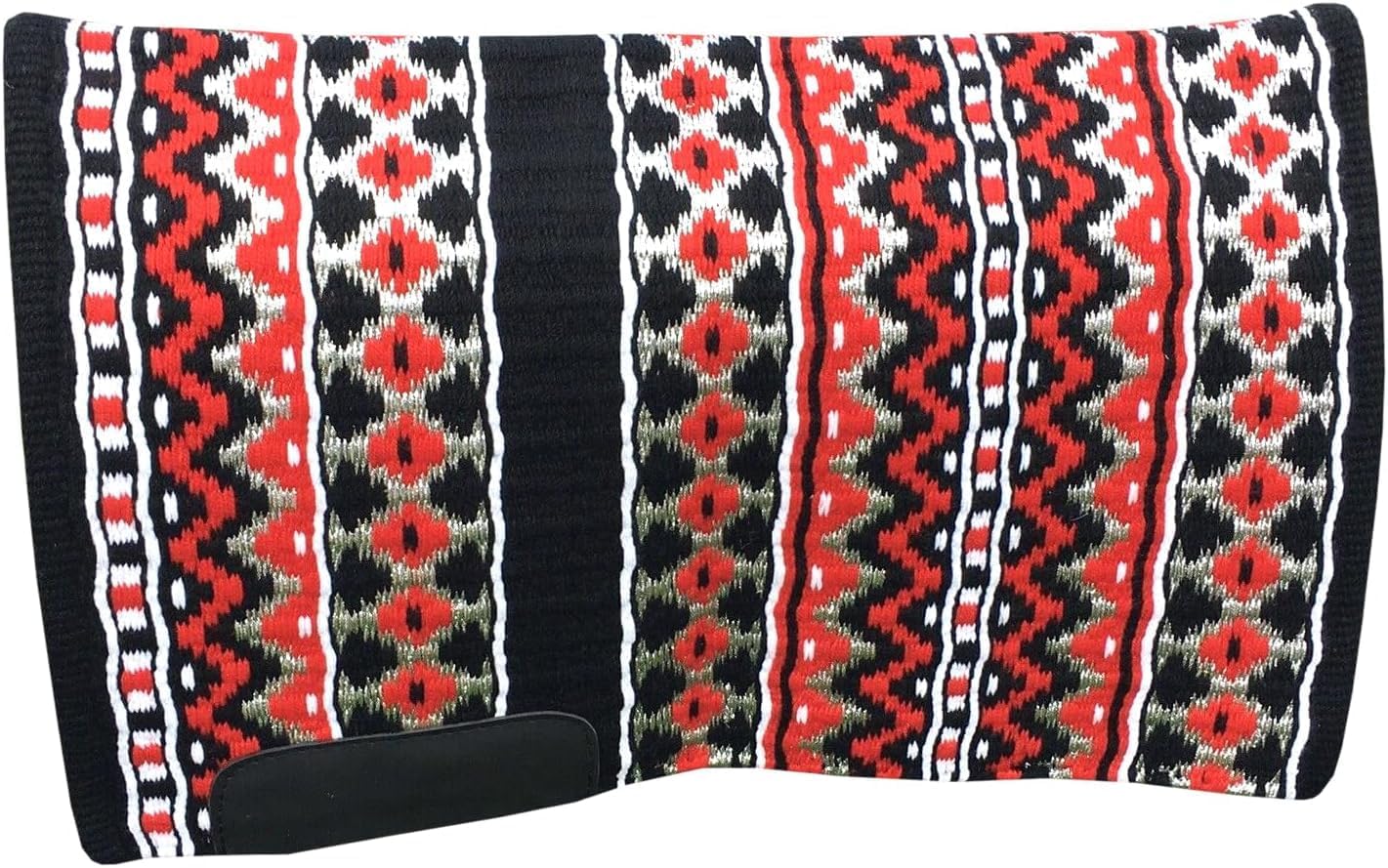HUMAYL Saddlery Saddle Pad/Blanket for Horses Western Show Horse Saddle Blanket New Zealand Design Handmade Wool Saddle Blanket Top Wool Saddle Pad Regular Size : 34" L x 36" W x 1" inches PAD0209