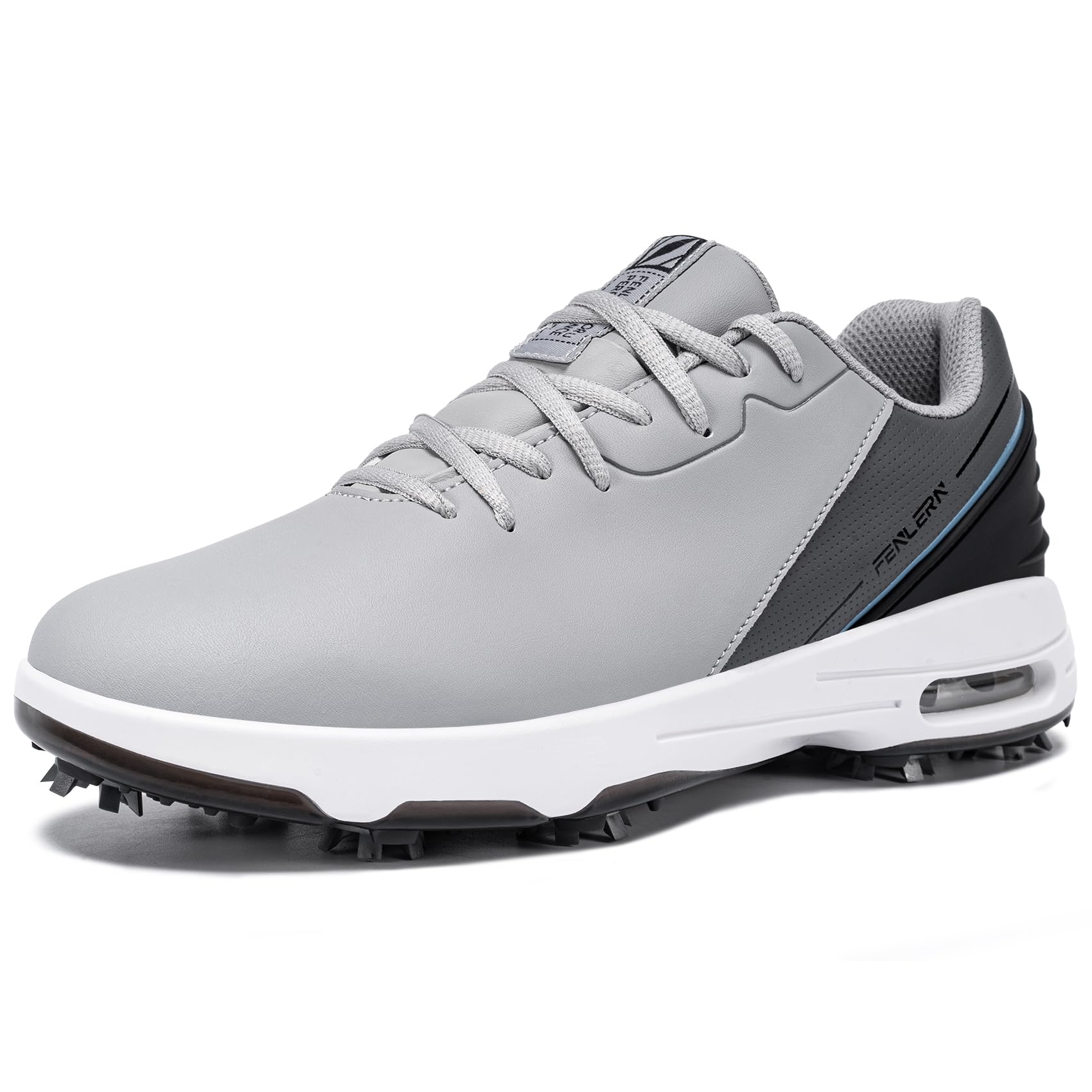 FENLERNMen's Golf Shoes Waterproof Spiked Comfortable F025