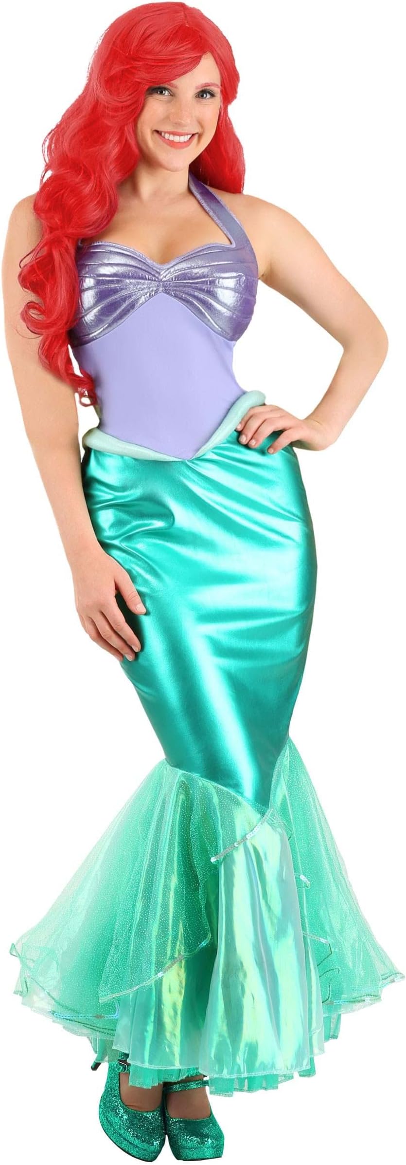 Disguise Limited Little Mermaid Ariel Deluxe Fancy Dress Costume for Women Medium