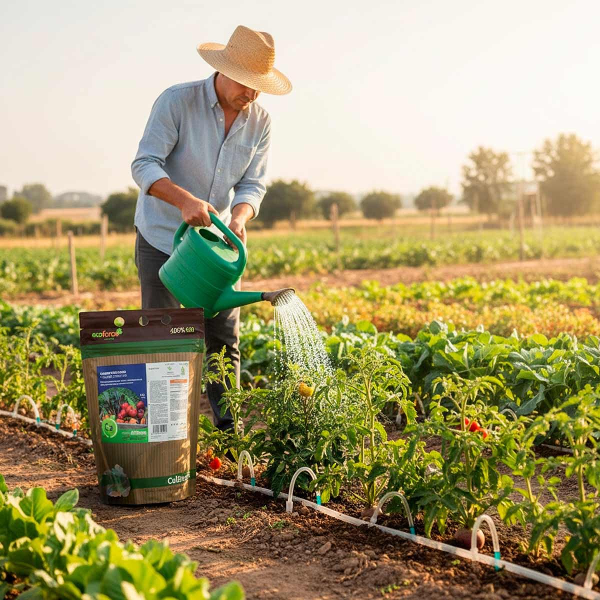 CULTIVERS Abono de calcio ecológico 5 kg | Fertilizante soluble para cultivos hortícolas, frutales y árboles | Aporte de calcio para suelo y aplicación foliar