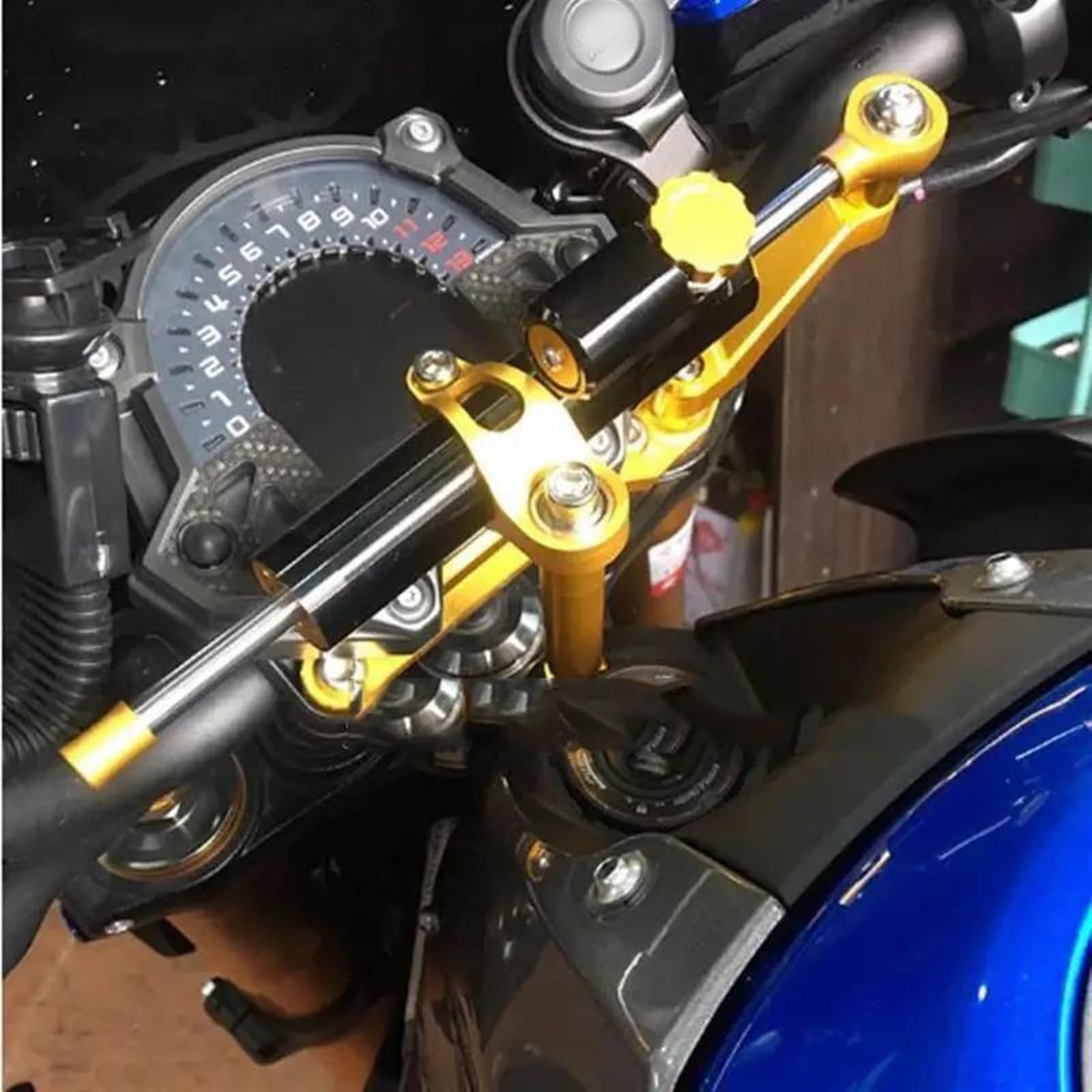 Stabilisateur D'amortisseur De Direction Réglable Universel pour Moto, pour Y&amaha FZ6 FZ 6 FZ-6 F&Azer FZ6FAZER 2004 2005 2006 2007 2008-2010