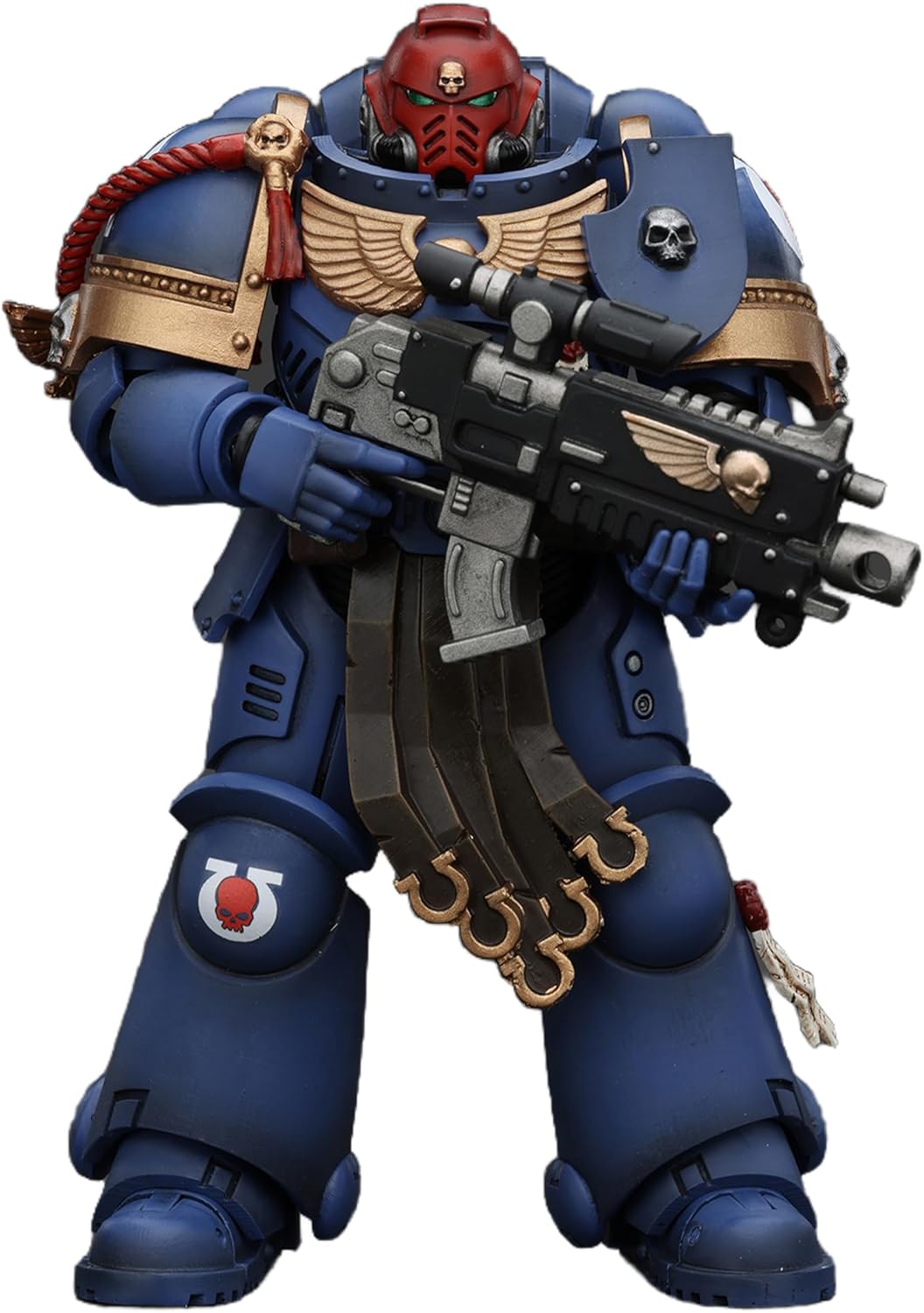JOYTOY 1/18 Action Figures - Warhammer Space Marine 2 Ultramarines Sergeant Gadriel - 5‘’,Classic Character,Collectible,Age 15 and Above