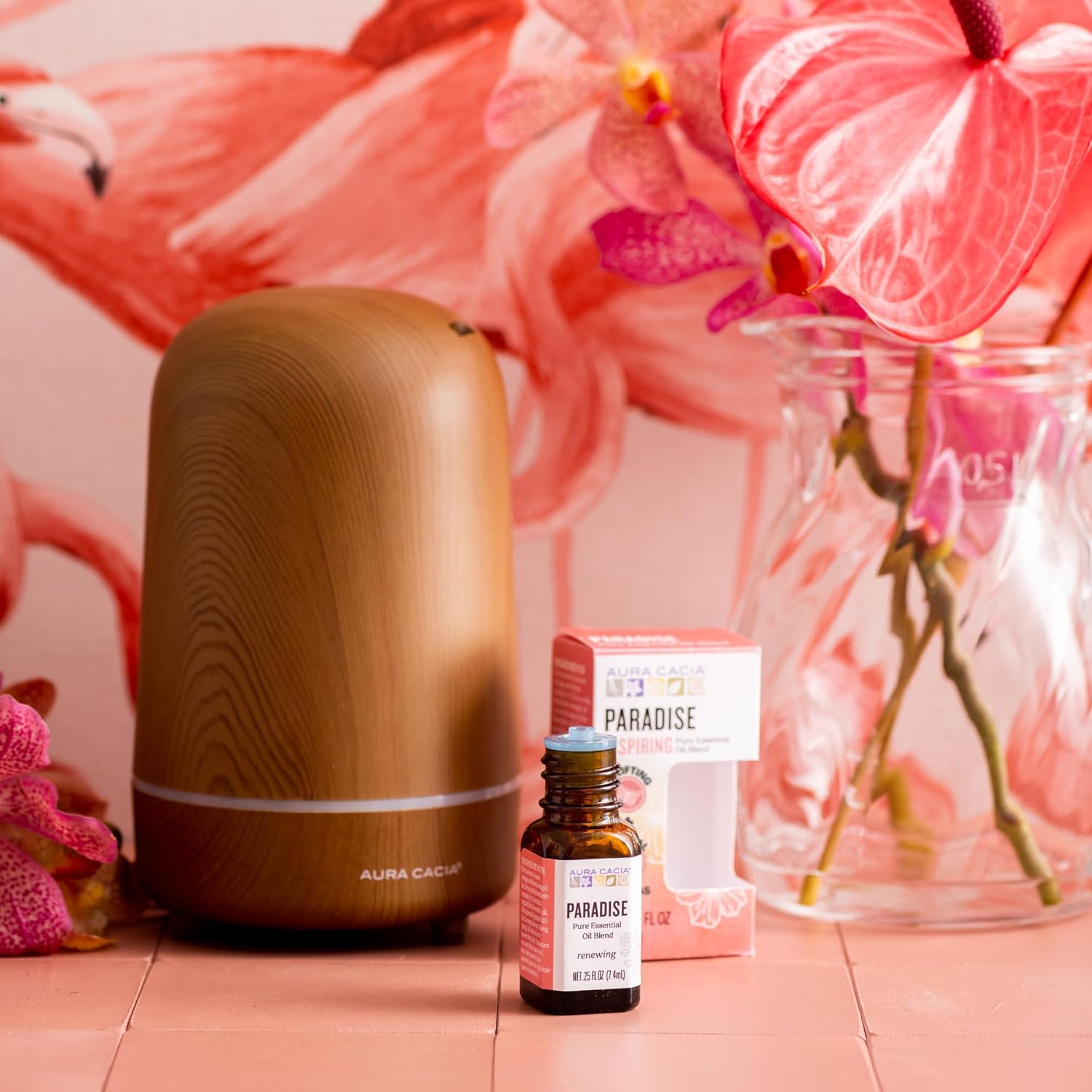 Aura Cacia Paradise Essential Oil Blend, Boxed 0.25 Fl. oz. - Light Aroma, No Synthetic Fragrances - Image 4