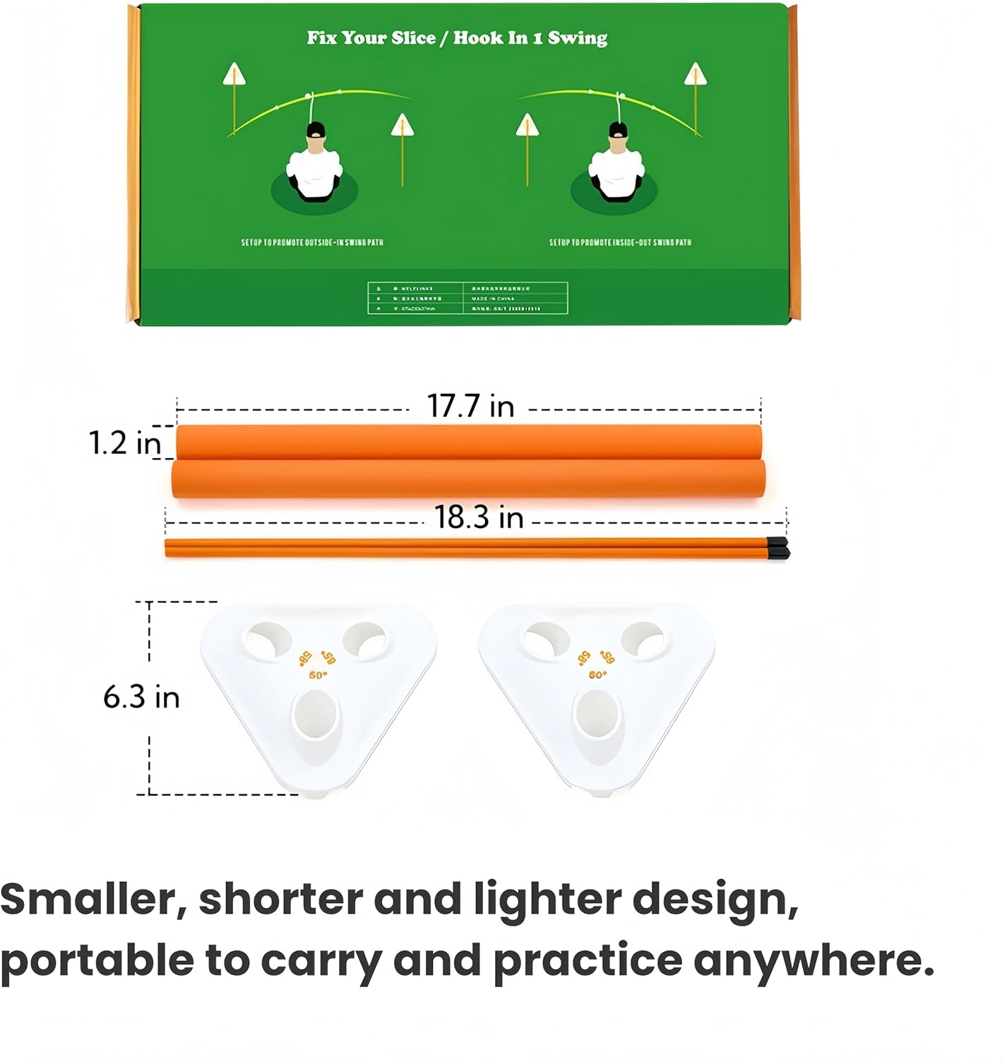 Golf Alignment Discs, Golf Alignment Tool, Blue Brick Golf Training aid, Correct Golf Swing and Putting Exercise, Help Golfers to Improve Their Swing Accuracy and Consistency.