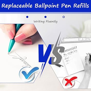 30 Pack 0.7mm Retractable Pen Refills Black Ballpoint Pen Refills | Biro Refills Black Ink Refill Ballpoint Medium Point Ink Refills Ball Point Pen Refills for Office School Home