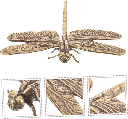 Miniatura 5 de Figura de libélula, decoración de escritorio, adorno para decoración de insectos para estantes y mesas