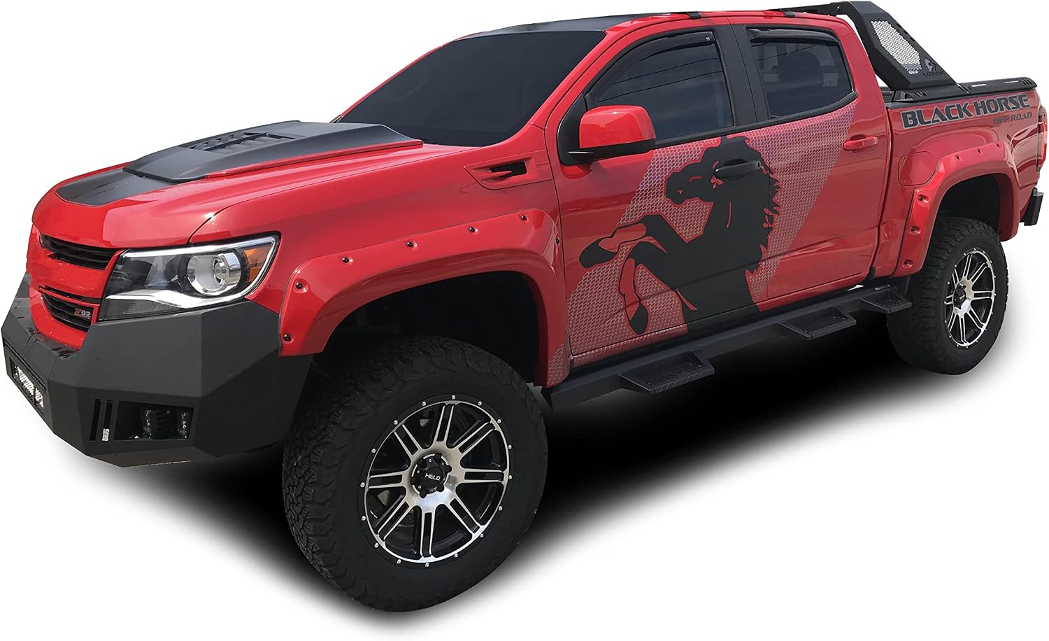 Black Horse Vigor Roll Bar Modular Black Compatible with 2015-2026 Chevrolet Colorado|2015-2026 GMC Canyon-VIRB05B