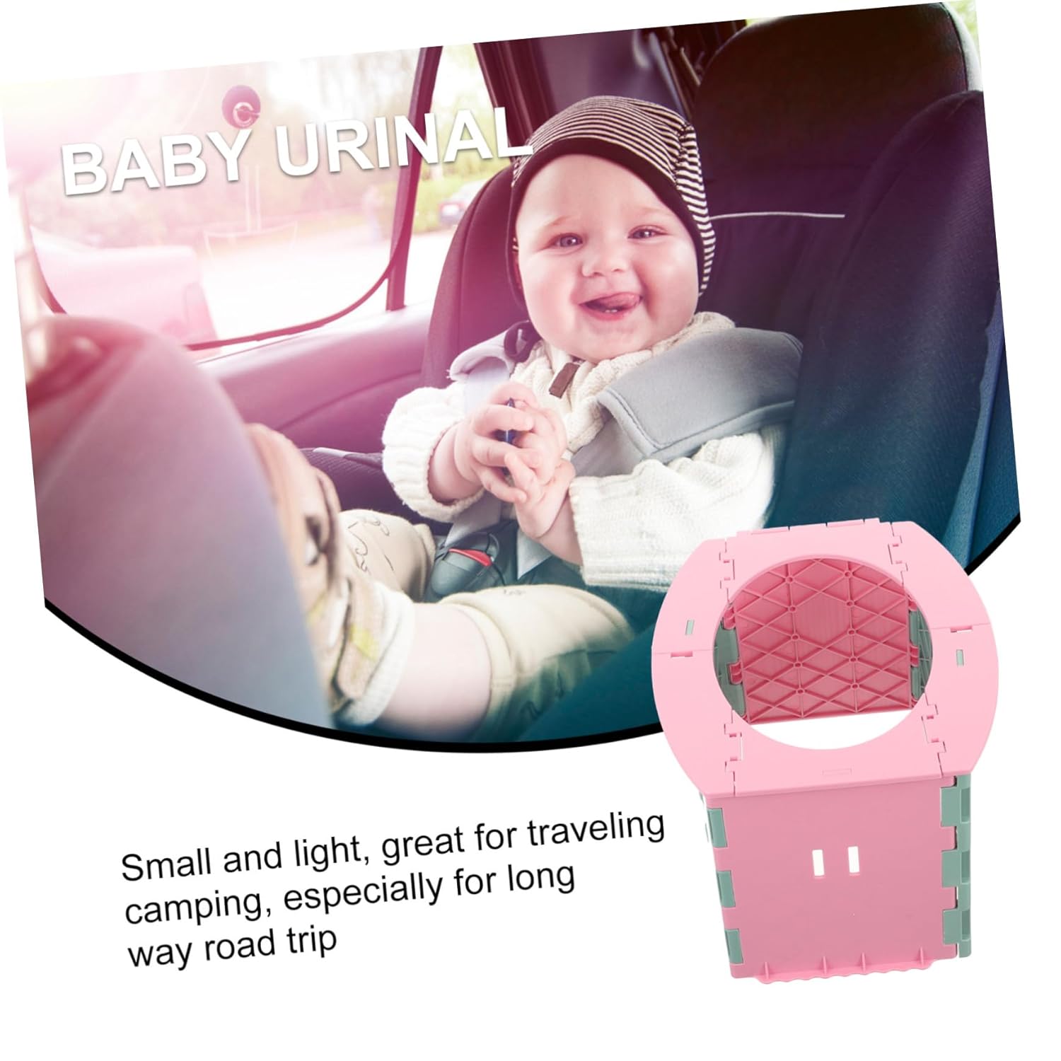 Foldable Portable Potty Seat Lightweight Travel Toilet Chair for Boys Easy to Carry and Assemble for Camping Car Trips and Outdoor Potty Training