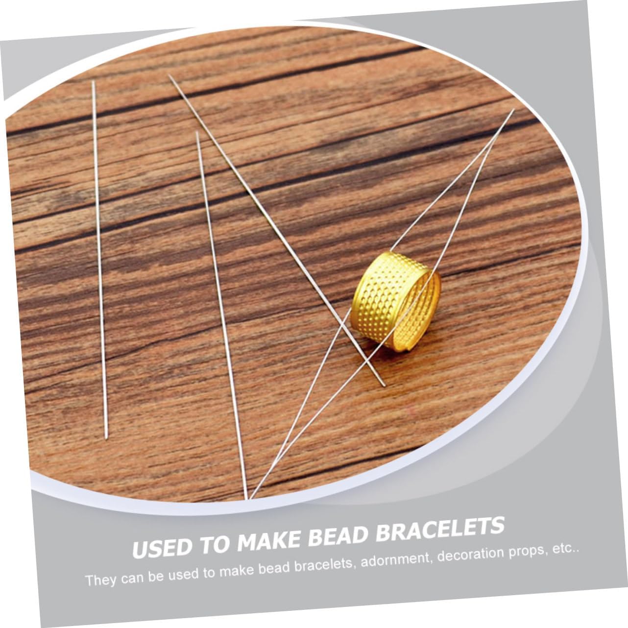 HAPINARY Practical Beaded Needles Bead Needle for Curved Beading and Sewing Accessories