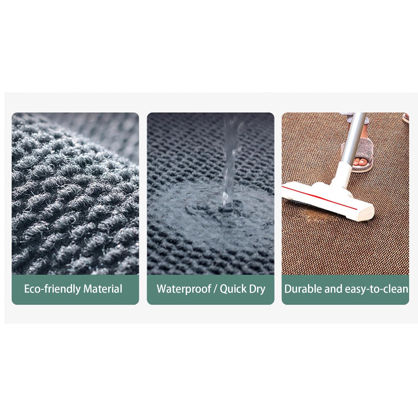 CaJoYo Custom Commercial Rugs with Logo for Business Indoor Outdoor Doormat Personalized Text Entrance Carpet Area Rugs with Non-slip Backing 2'x3'