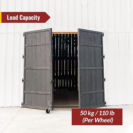 HOLKIE 100mm Spring Loaded Gate Wheel丨50 kg Total Load Capacity