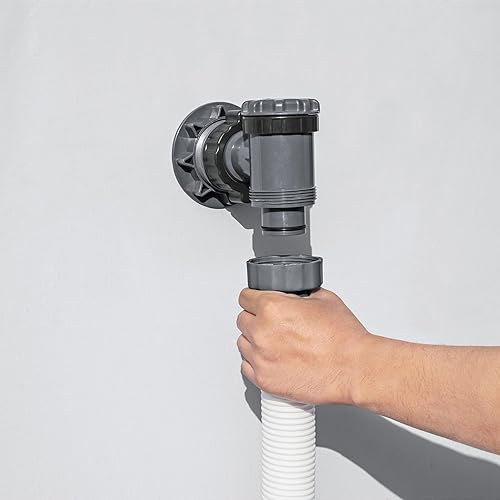 Miniatura 7 de Bestway Bomba de filtro de 2,500 galones para piscinas sobre el suelo de 300 a 16,400 galones con temporizador personalizable, cartucho de filtro y